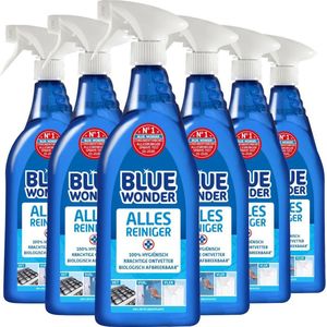 Allesreiniger blue wonder spray 750ml | 6 stuks
