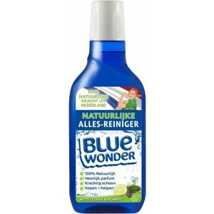 BLUE WONDER | 100% NATUURLIJK ALLESREINIGER | WITTE CEDER BEGAMOT | 750 ml fles met dop