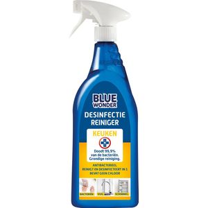 Blue Wonder desinfectie reiniger keuken - antibacterieel - reinigt en desinfecteert - 750ml