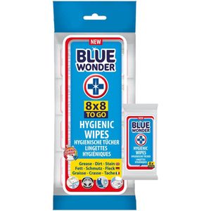 Blue Wonder - Hygiënische Doekjes - 12x 8x8 Stuks