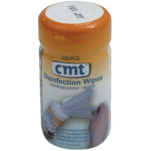 Desinfectiedoekjes CMT pot à 200 stuks