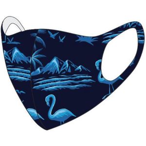 Mondkapje - Flamingo - Gezichtsmasker - Uitwasbaar - Unisex - One Size Fits All