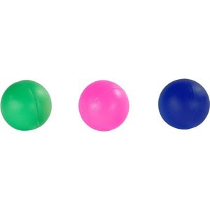 Summertime Beachball Ballen - Set van 3 stuks in donkerblauw, roze en groen - Geschikt voor kinderen vanaf 5 jaar