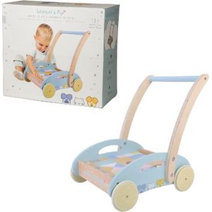 Woezel en Pip Woezel en Pip Baby Blokkenkar