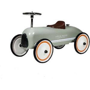 Little Dutch - Retro Loopauto - Olive - Metaal