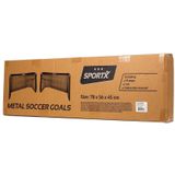 SportX Metalen Voetbaldoel set 2 goals 78x56x45cm