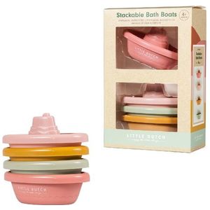 Little Dutch - Badspeelgoed - Stapelbare Badbootjes - Pink