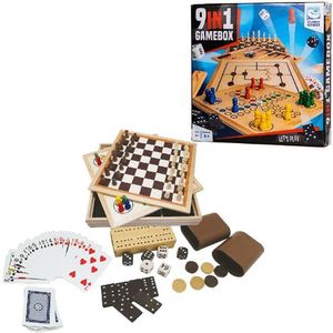 Clown Games - 9-in-1 Speelbox Van Hout - Spellen
