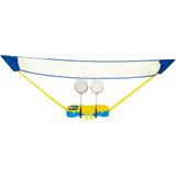 SportX Badminton Net Set - Badmintonnet - In koffer - 3m breed - 154cm hoog