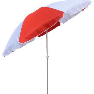 Outdoor Parasol **** 200 Rood/Wit