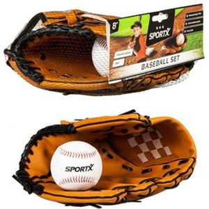 SportX Honkbal Handschoen en Bal