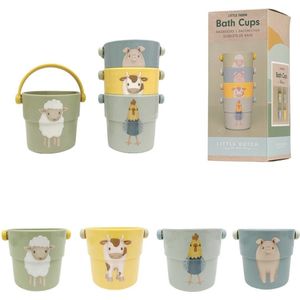 Little Dutch - Badbekers - Badspeelgoed - Kleur: Multicolor