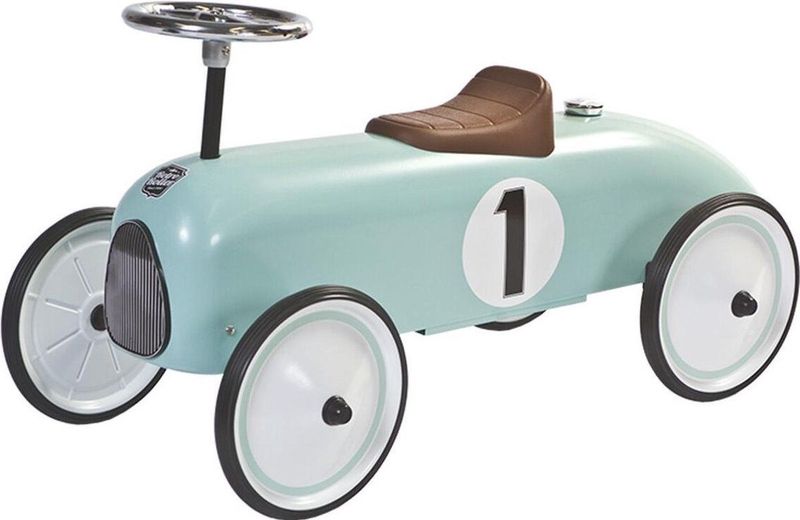 Retro Roller - Loopauto - Rood - Metaal