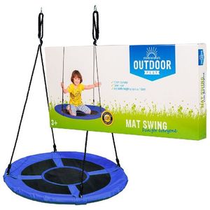 Outdoor Play - Schommel - Blauw - PE Zitvlak - Diameter 100 cm