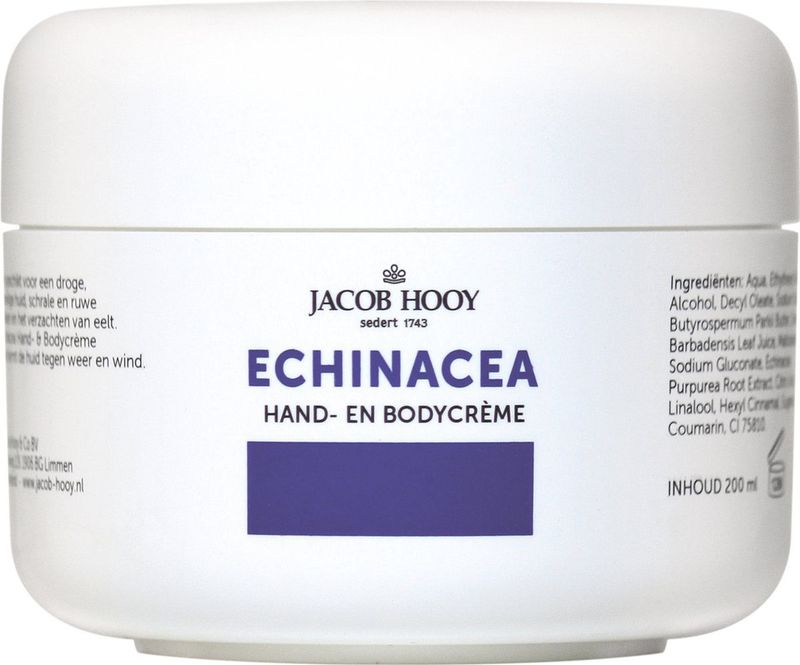 Jacob Hooy - Echinacea - Hand & Body Crème - Natuurlijk - 200ml