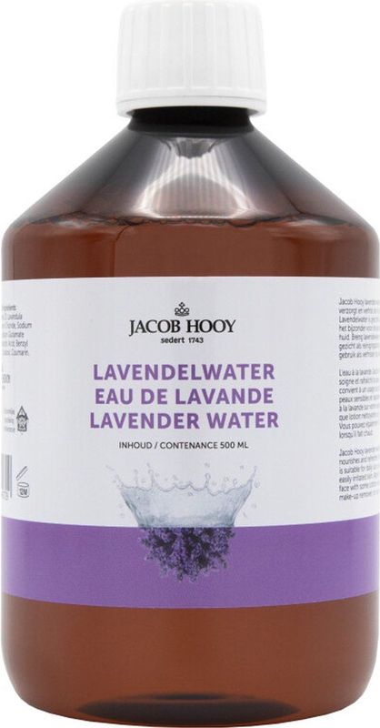 Jacob Hooy - Lavendelwater - Gezichtsreiniger - 500ml - Natuurlijk