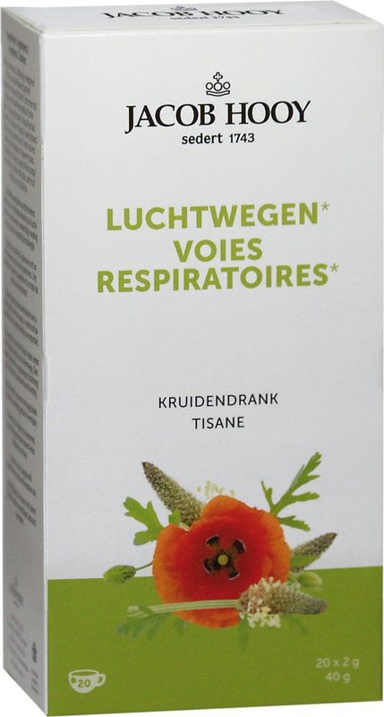 Jacob Hooy - Jacob Hooy - Jacob Hooy Gezonde Luchtwegen Thee 20 Theezakjes