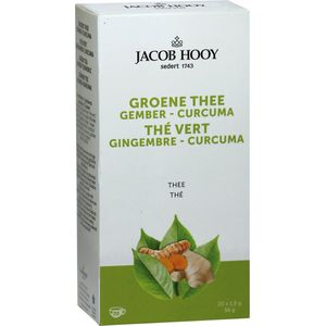 Jacob Hooy Groene Thee Gember - Curcuma 20 stuks