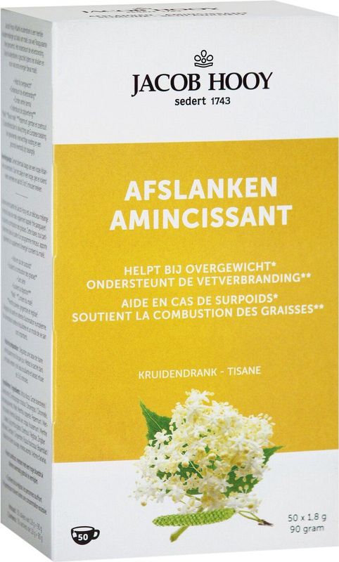 Jacob Hooy - Afslankthee - 50 Theezakjes - TUSF35270