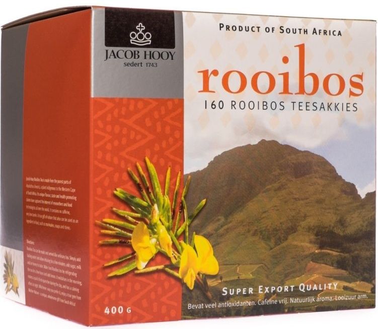 Jacob Hooy - Rooibosthee Jubileum Doos - 160 Zakjes