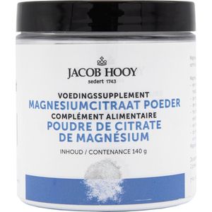 Jacob Hooy Magnesiumcitraat poeder 140 gram