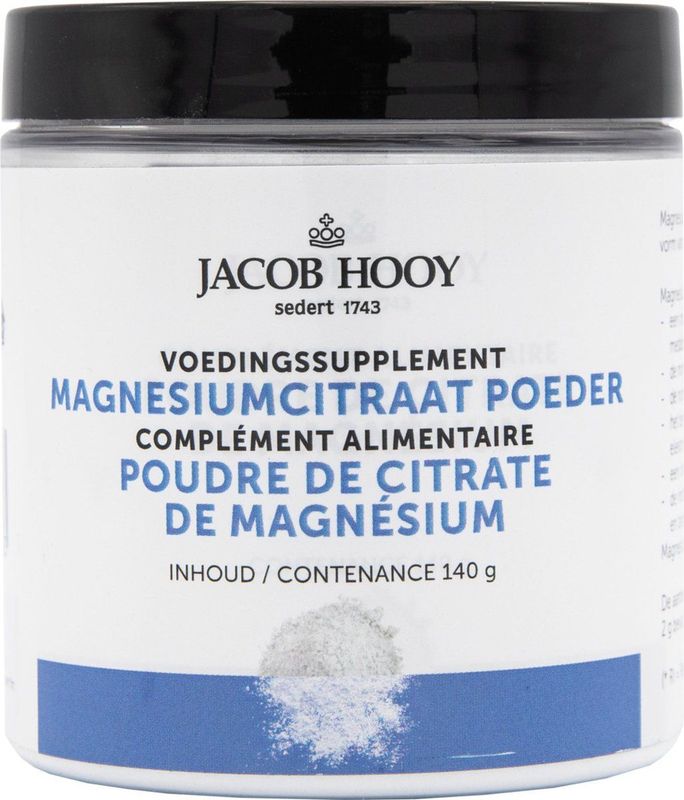 Jacob Hooy Magnesiumcitraat poeder (140g)