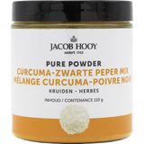 Jacob Hooy Curcuma - zwarte pepermix pure powder 110 gram 110g