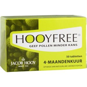 Jacob Hooy Hooyfree hooikoorts 4 maanden kuur 50 tabletten