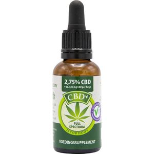 Jacob Hooy CBD+ 2,75% olie 30 ml
