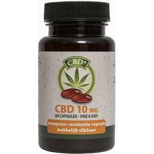 CBD plus capsules 10 mg (60 caps - Jacob Hooy)