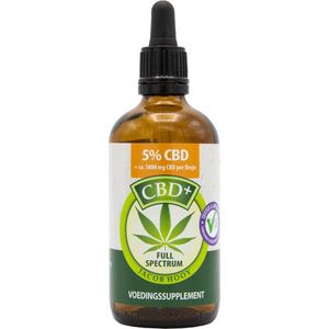 CBD olie 5% (Jacob Hooy) - 100 ml