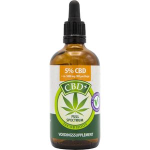 Jacob Hooy CBD plus olie 5% 100 ml