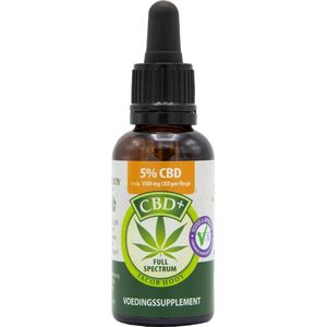 Jacob Hooy CBD plus olie 5% 30 Milliliter