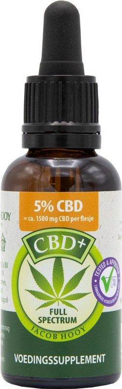 Jacob Hooy CBD Olie 5% 30 ml