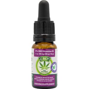 Jacob Hooy CBD Olie 5% met vitamine D  10 Milliliter