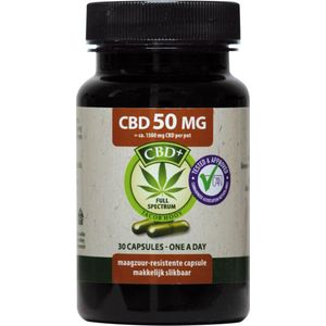 Jacob Hooy CBD Capsules 50 mg 30 capsules