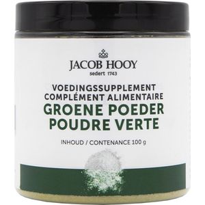 Jacob Hooy - Groene Poeder - Kruidenmengsel - Voor Natuurlijke Stoelgang