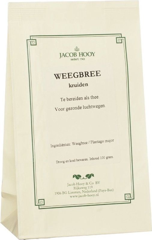 Jacob Hooy - Weegbree Kruidenthee - Natuurlijke Infusie - Verkwikkend