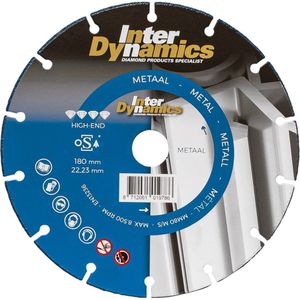 Inter Dynamics - Slijpschijf - Metaal - High-End - 125 x 22,23mm