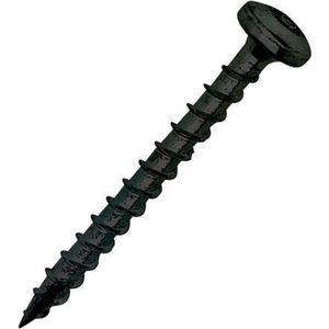 Woodies 61640378 Ultimate Blackline Spaanplaatschroef Shield - TX20 - 4.0 X 40mm - Cilinderkop - Voldraad - Gecoat (200st)