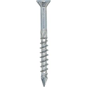 Woodies 61545395 Ultimate MDF-schroef - TX20 - 4.5 X 45mm - Platverzonken Kop - Deeldraad - Verzinkt (200st)