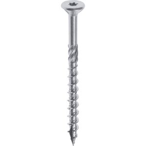 Woodies 61545392 Ultimate Spaanplaatschroef - TX25 - 4.5 X 45mm - Verzonken Kop - Deeldraad - Verzinkt (200st)