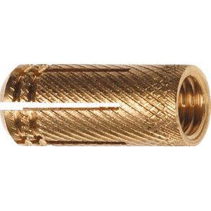 Messing spreidpluggen M6 (75 Stuks)