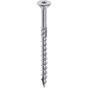 WOODIES® Ultimate Platverzonkenkopschroef Torx RVS 6x160 Deeldraad VE=100 - 61860731