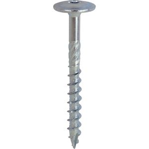Woodies Tellerkopschroeven 6.0x60 Verzinkt T-30 Voldraad 100 Stuks