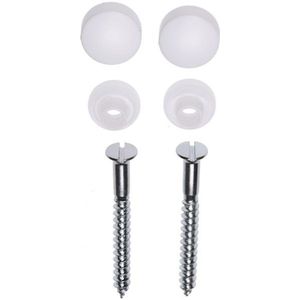 Plieger potschroeven 5.5x60mm wit (2 Stuks)