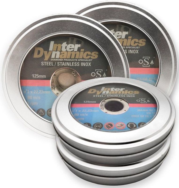 Inter Dynamics - Blikverpakking Doorslijpschijven - 115mm - 10 Stuks