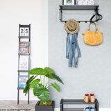 Spinder Design REX 3 Wandkapstok - Zwart