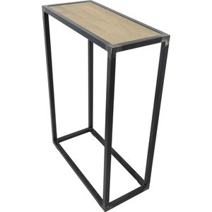 Spinder Design Diva - Bijzettafel - 30x66x90 cm - Blacksmith/Eiken