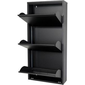 Spinder Design Schoenenkast BILLY 3 Black